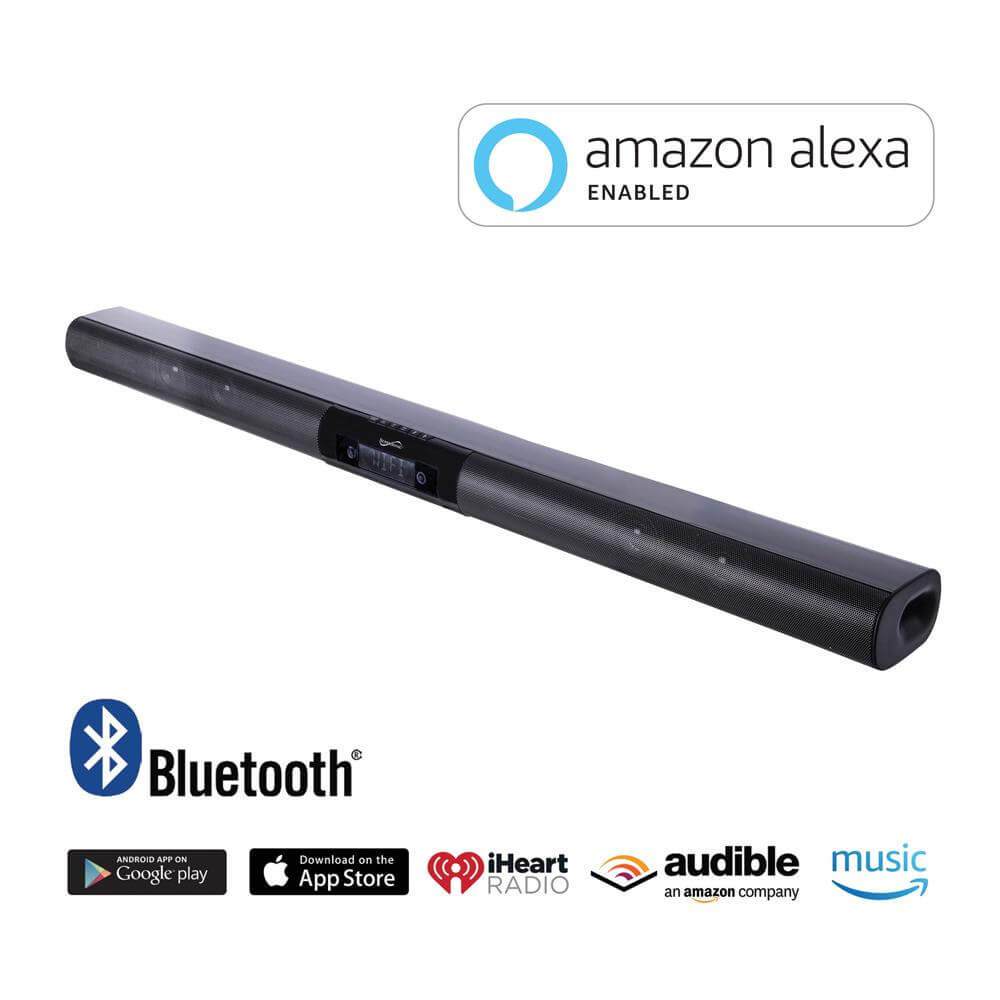 37" Premium Optical Bluetooth SoundBar System with Voice Control
