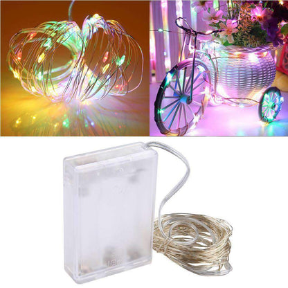 AMZER Fairy String Light 50 LED 5m Waterproof AA Battery Operated