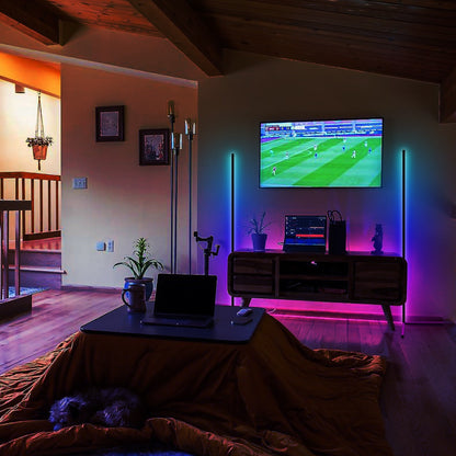 RGB LED Corner Floor Lamps