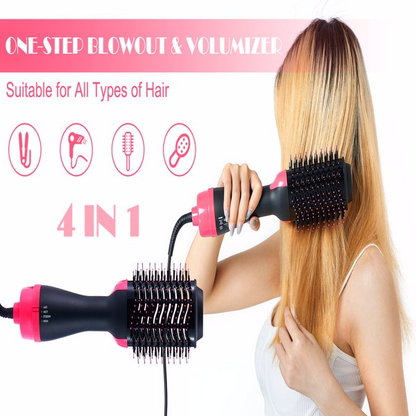 Hair Dryer Hot Air Brush Styler and Volumizer Hair Straightener